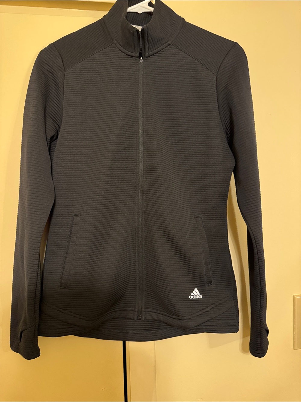 adidas Women's Black Full-Zip Performance Jacket